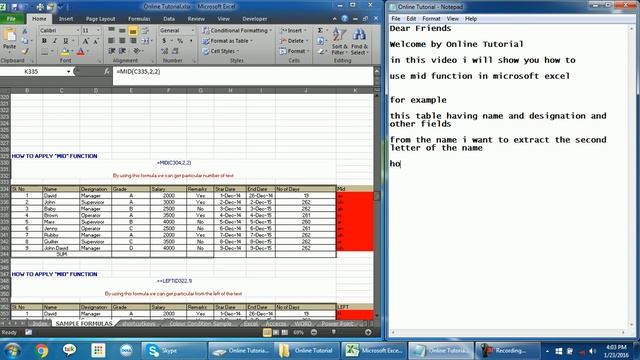 49 MICROSOFT EXCEL HOW TO APPLY MID FUNCTION смотреть онлайн