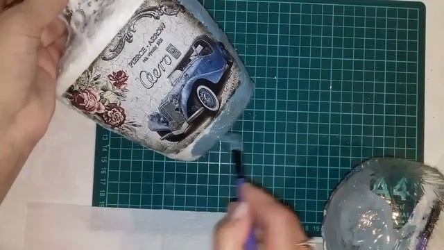 Декор бутылки на 23 февраля.Декупаж. DIY. смотреть онлайн