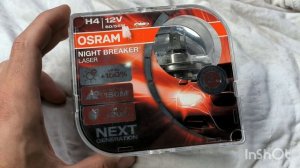 Отзыв о лампах H4 OSRAM Night Breaker Laser +150%