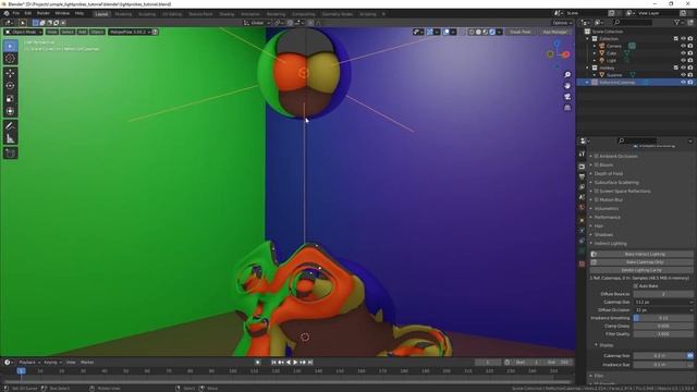 Verge3D для Blender - Использование Light Probes смотреть онлайн