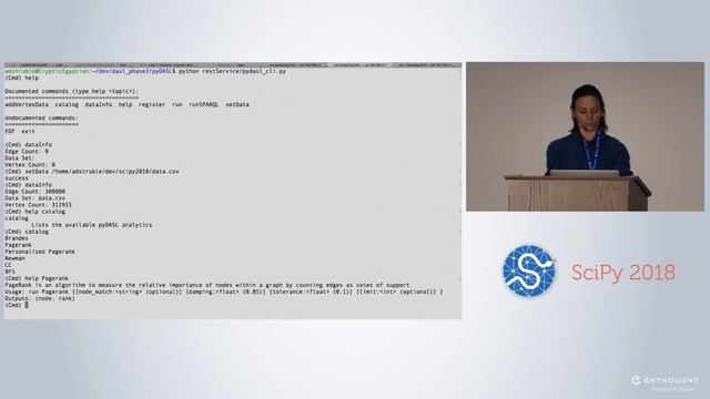 PyDASL: Understanding Big Data Through GPU Accelerated Graph Analytics | SciPy 2018 | Anne Struble смотреть онлайн