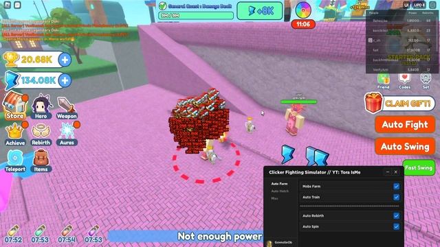 *UPDATED* Clicker Fighting Simulator Script (PASTEBIN 2023) (AUTOFARM MOBS, HATCH EGG, TP, SPEED ) смотреть онлайн