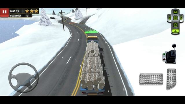 Ice Road Truck Parking Simulator - Android Gameplay смотреть онлайн
