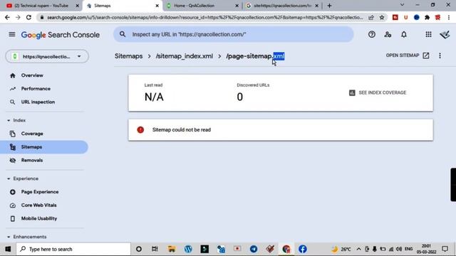 Sitemap Could Not Be Read ?? Couldn't Fetch Sitemap ?? Google Search Console Issue смотреть онлайн