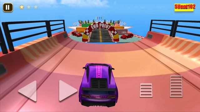 Mega Ramp Amazing Purple Sport Car Tracks, Stunts & Racing Game #10 - By Silent102 Gamedy смотреть онлайн