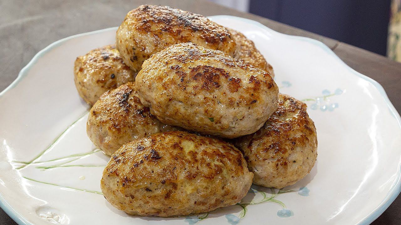 Куриные котлеты с сочной начинкой смотреть онлайн