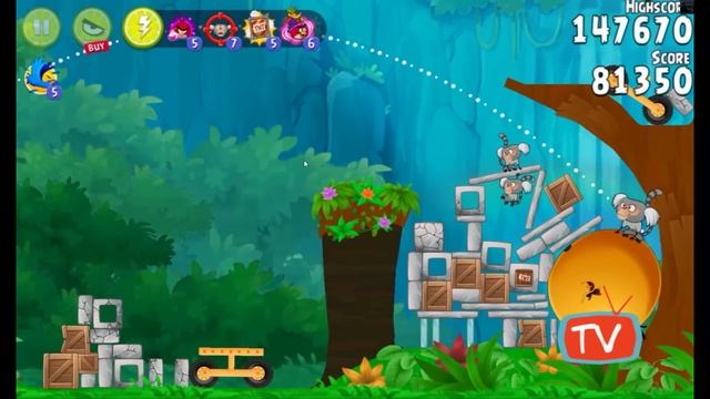 Angry Birds Rio 2 - Part 5 Timber Tumble - Gameplay Walkthrough смотреть онлайн