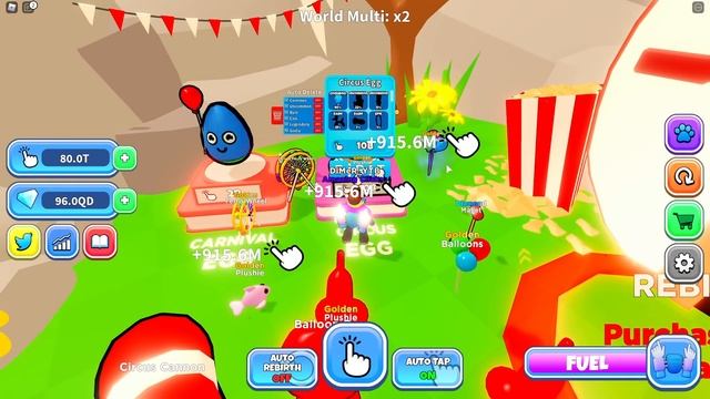 СЕКРЕТКИ ОТ RUSSOPLAYS В КЛИКЕРЕ TAPPING GODS ROBLOX смотреть онлайн
