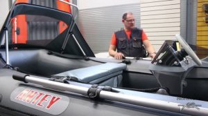 Оснащение лодки ПВХ Посейдон АНТЕЙ 420 и установка лодочного мотора SUZUKI DF 9,9 BRS