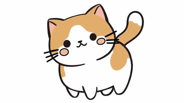 КАК НАРИСОВАТЬ МИЛОГО КОТА ПРОСТО, ШАГ ЗА ШАГОМ 🐈 (3) смотреть онлайн