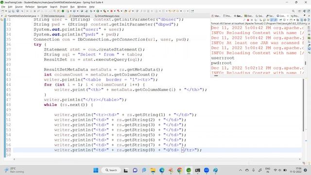 42.CRUD operations with MYSQL and Servlets(part-1) смотреть онлайн