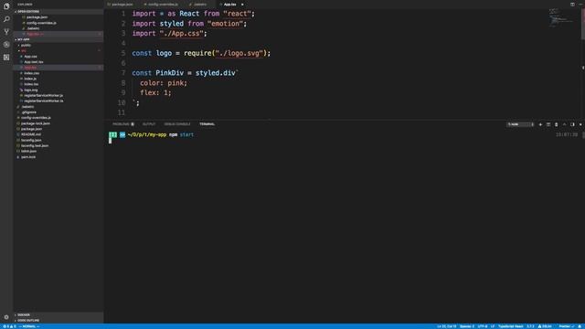 How to get Create React App to work with Typescript and Emotion смотреть онлайн