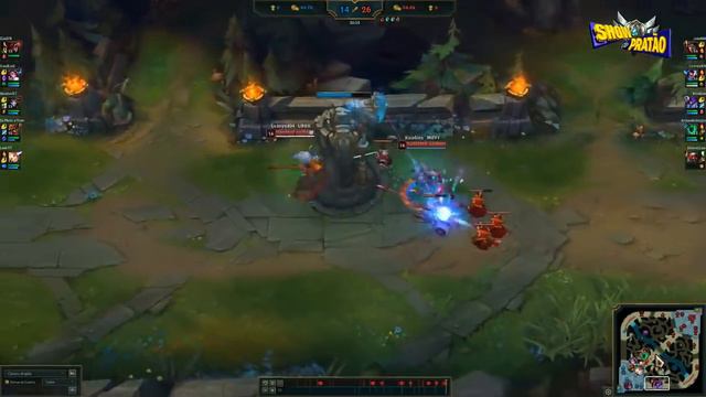 WOODS É A REGRESSÃO DO LEAGUE OF LEGENDS! - SHOW DO PRATÃO смотреть онлайн