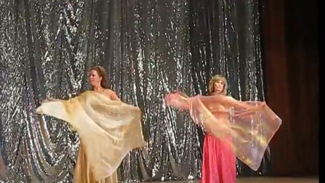 Дуэт: Татьяна и Лариса! Танец с шалью смотреть онлайн