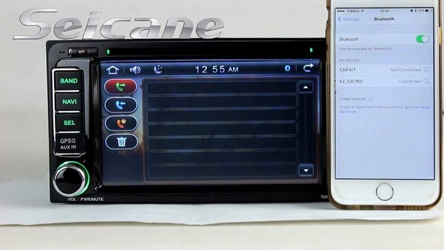 Car stereo upgrade for Toyota Universal Camry Corolla with auto A/V sat nav touch screen aux in смотреть онлайн