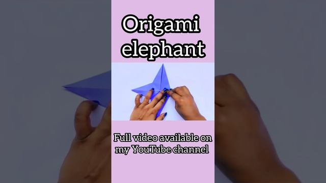 origami elephant || how to make origami paper elephant || paper elephant || paper craft смотреть онлайн