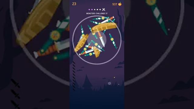 Knife Hit Monsters Challenge 31 to 40 Bosses (Witch Boss) || Knife Hit || смотреть онлайн