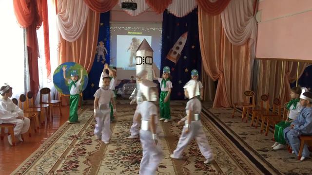 Развлечение "Этот фантастический космос" в старших группах "Солнышко" и "Пчёлка" смотреть онлайн