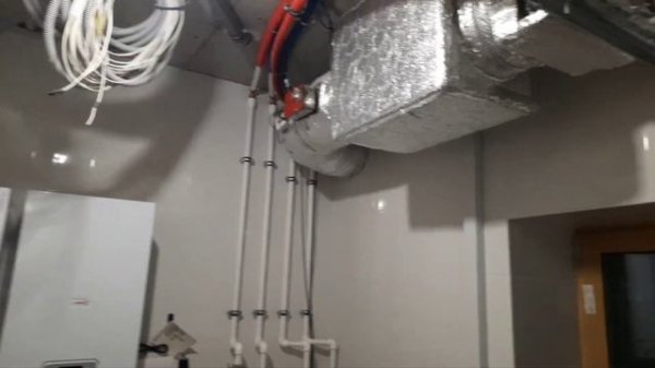 приточно-вытяжная вентиляция ИМВЕНТ по датчикам CO2, подогрев воздуха от водяного калорифера