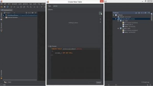 Databases and SQL Editor in PhpStorm - PhpStorm Video Tutorial