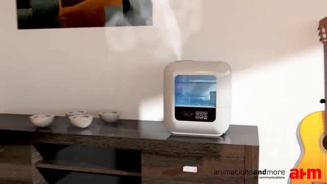 3D Animation - BONECO Luftbefeuchter und Vernebler U700 | top air purifiers for home смотреть онлайн