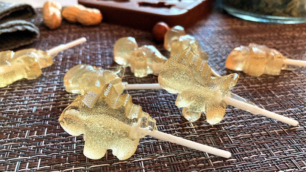 Лимонные леденцы - симпатичные конфеты для маленьких сладкоежке!