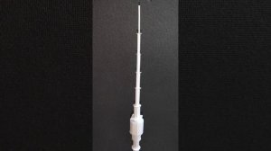 Макет Останкинской телебашни из бумаги.