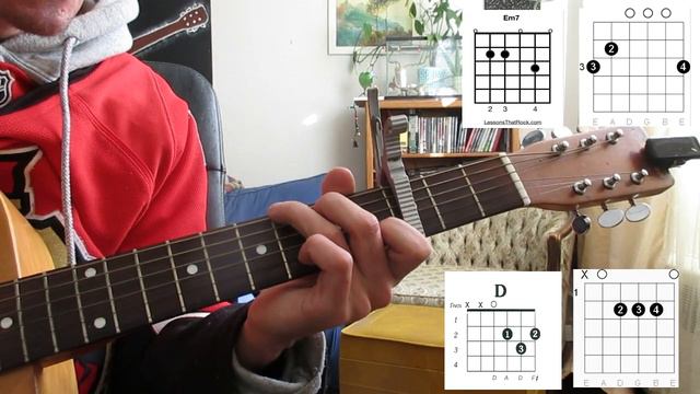 How to play 'What I've Done' - Linkin Park Guitar Tutorial (easy version) смотреть онлайн