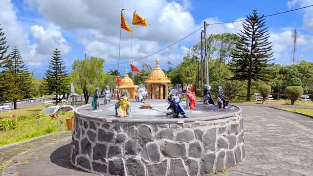 Grand Bassin , Ganga Talao , Shiva statue in 4K 60fps HDR Dolby Atmos 💖 Mauritius 👀 walking tour смотреть онлайн