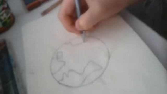 ДУДЛИНГ / рисуем землю в технике дудлинг смотреть онлайн