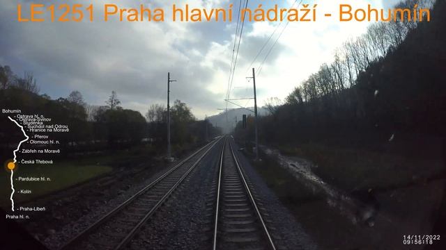 LEO EXPRESS 1251 : Praha Hl.n. - Bohumin [CabView4K]