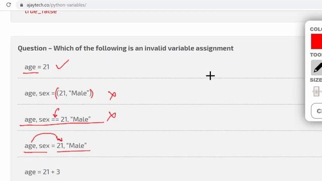 Variables Quiz | Just enough Python смотреть онлайн