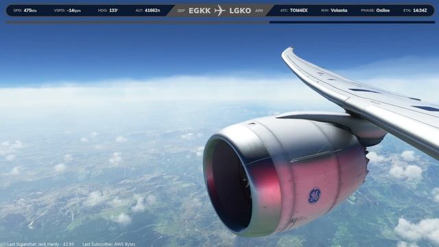 MSFS | Kuro B787-8 V2 Live! London Gatwick To Kos In The TUI Dreamliner, On VATSIM!