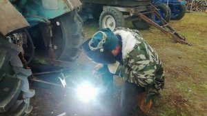 Восстановление продольных тяг на т-40. Реставрация яблок.