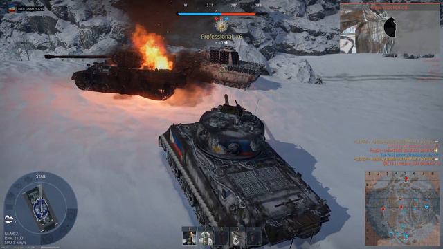 "8Kills in 130 Seconds" M4A3E2 (76) W Jumbo | War Thunder смотреть онлайн