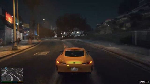 GTA V Natural Vision Evolved - Night ride on AMD Radeon VII/5700XT Ray Tracing Mod 21:9 смотреть онлайн