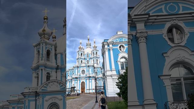 St. Petersburg "Smolny Katedrali" "Rastrelli Meydanı" "Smolny Katedrali'nin Çan Kulesi" смотреть онлайн