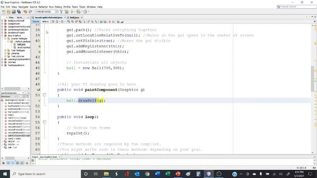 Java Graphics - 03 - Animating Shapes Part 1 смотреть онлайн