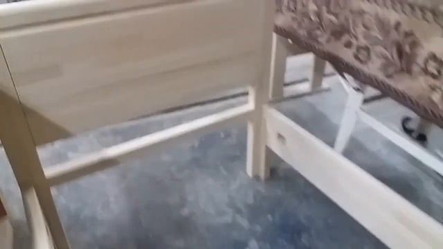 20190305 202442 Кровать из массива лиственницы. смотреть онлайн