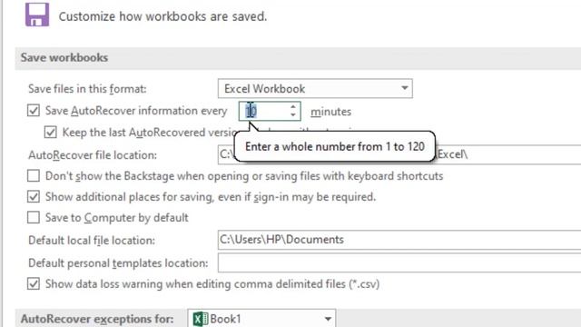 How to Change Auto-save Duration in Excel смотреть онлайн