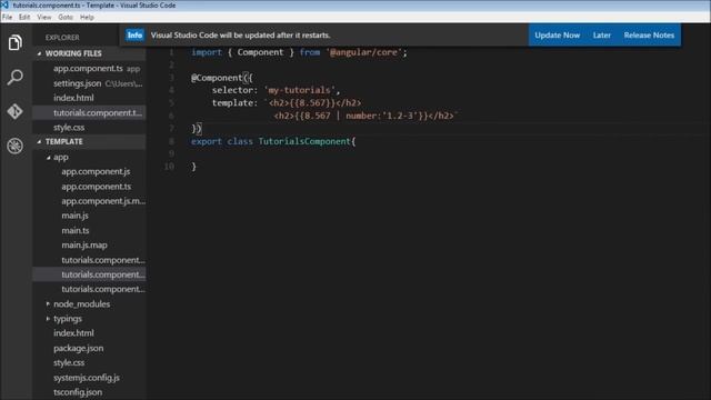 Angular 2 Tutorial - 15 - Pipes смотреть онлайн