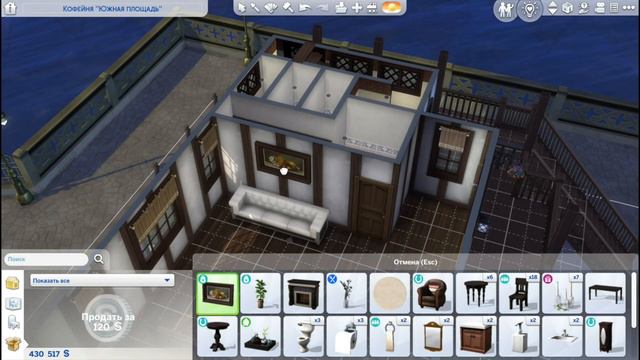 Ресторан с квартирой в Винденбурге | строительство симс 4|Sims 4| Speed Build|No CC