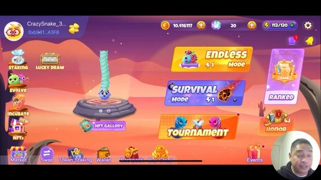 CRAZY SNAKE! Legit NFT Mobile Game! Download NoW! смотреть онлайн