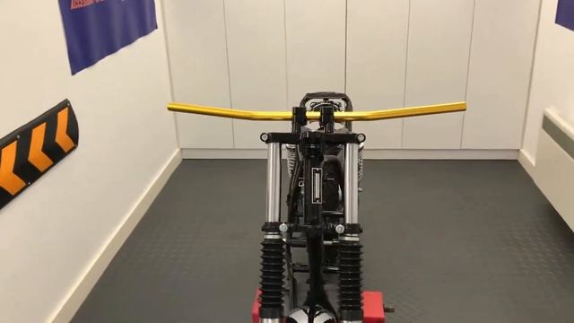 13202 High Quality GOLD 78 Drag Style Bar Handlebar for Custom Motorbike Tracker Chopper Bobber смотреть онлайн