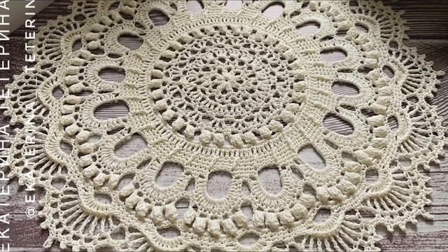 Салфетка Splendid. Салфетка крючком.