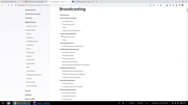 4- Laravel Realtime: Broadcasting introduction. смотреть онлайн