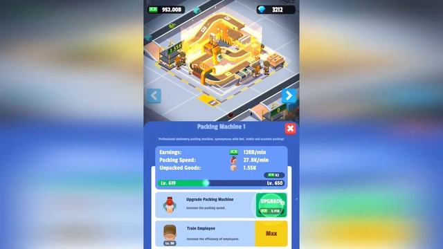 Idle Courier Tycoon - Max Level, Max Out - 3D Business Manager #2 смотреть онлайн