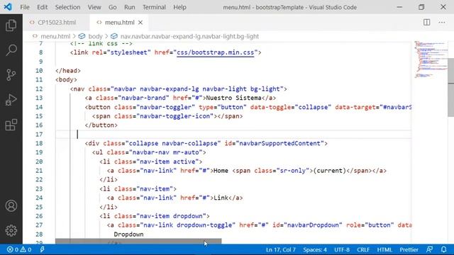 bootstrap 4.5 Menu Navbar смотреть онлайн
