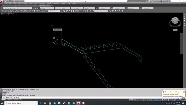 AUTOCAD - HOW TO MAKE A STAIR IN 3D MODELING смотреть онлайн