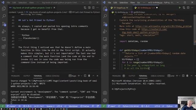 Liveblogging Small Python Projects смотреть онлайн